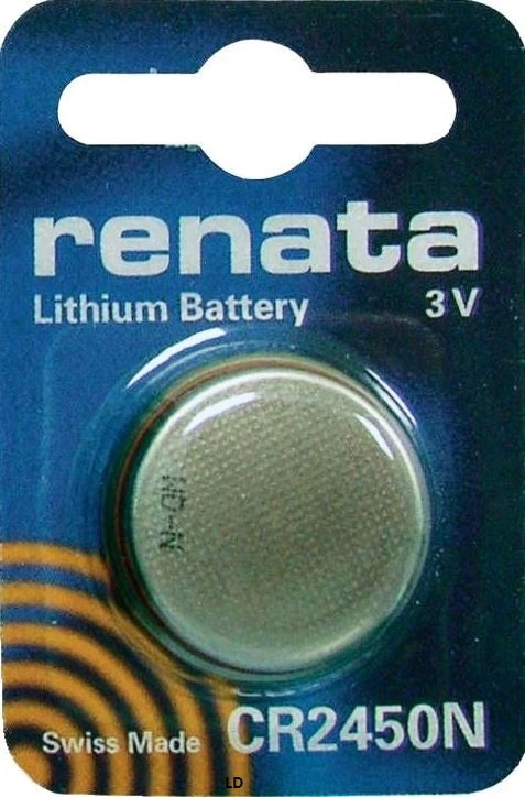 CR2450N RENATA WATCH BATTERIES 2450 (1 piece) NEW BUY 4 GET 1 FREE!!