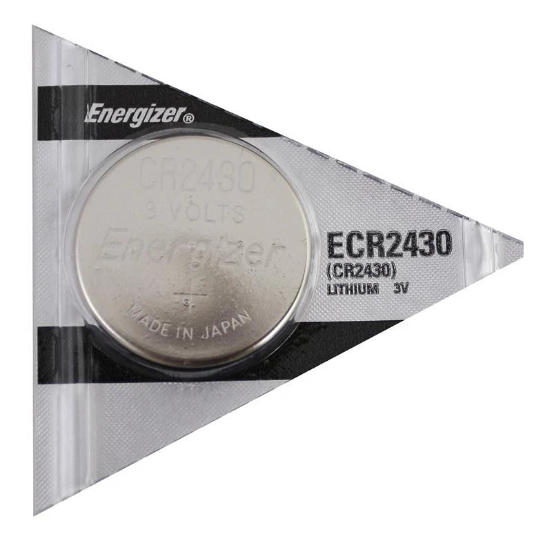 CR2430 Energizer 2430 Lithium 3-Volt Coin Cell Batteries 2 Pk