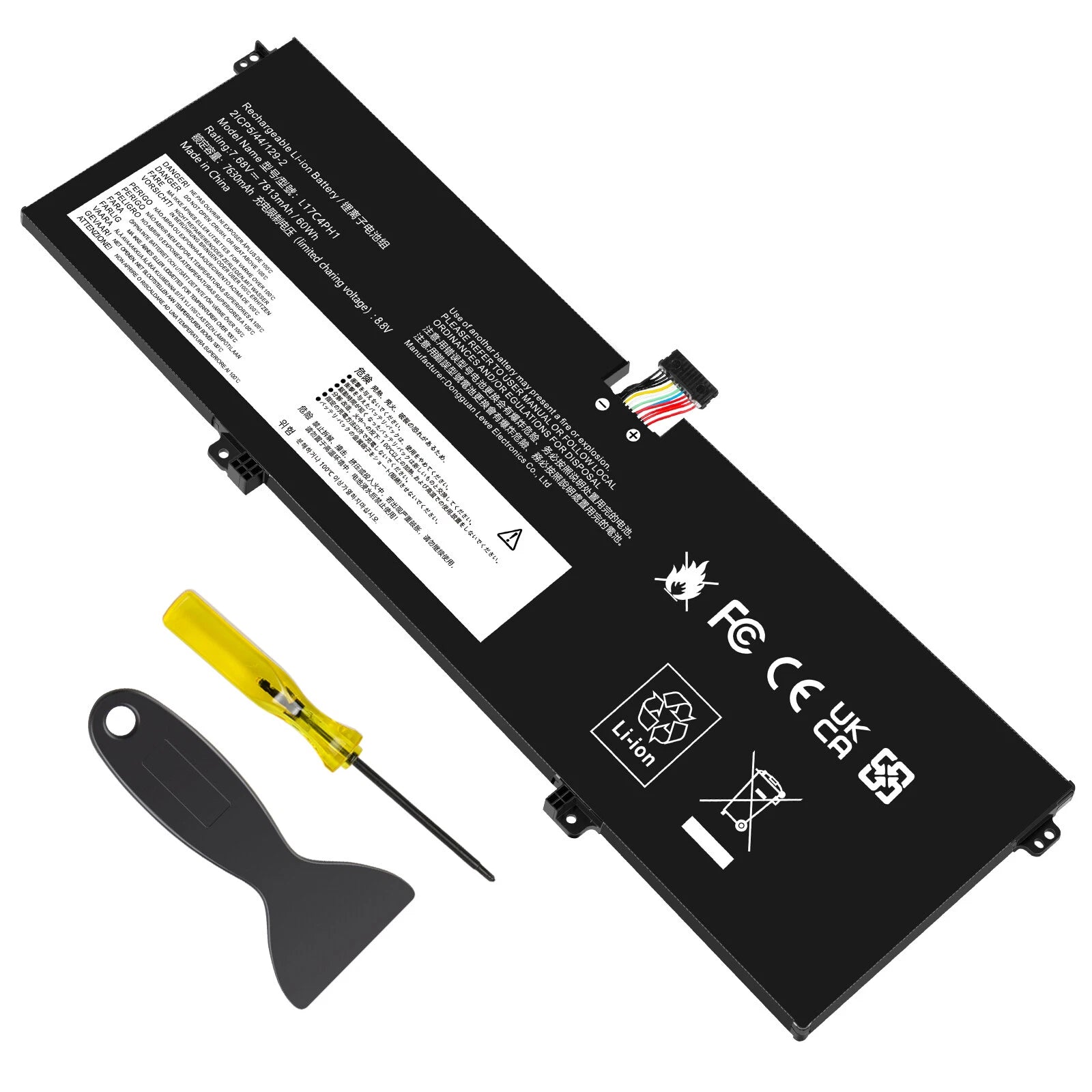 Battery L17C4PH1 L17M4PH1 For Lenovo Yoga C930-13IKB C930-13IKB-81EQ 7.68V 60WH