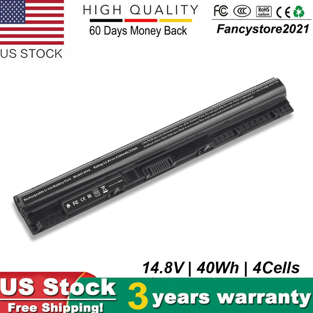 40Wh Battery For Dell Inspiron 3451 5451 5551 5555 5558 5559 5755 M5Y1K M5YIK