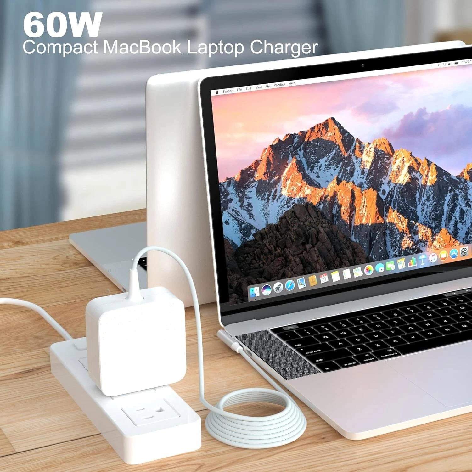 60W AC Adapter L-Tip Connector for MacBook Air 13'' Charger (Before Mid 2012)