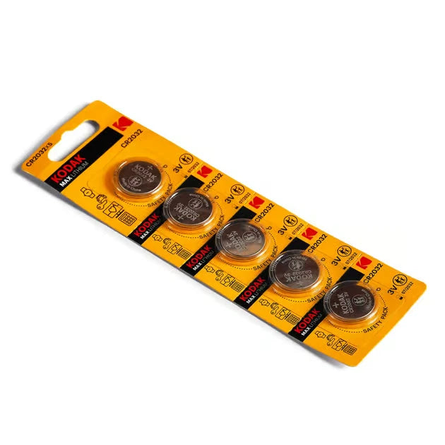 100 X Kodak CR2032 3V Max Lithium Batteries (0% Mercury, cadmium, lead) EXP7/31