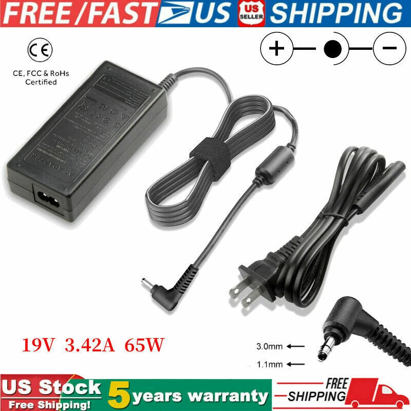 Laptop Charger Power Adapter for Acer Aspire 5 A515-44 A515-46 A515-54G A515-55