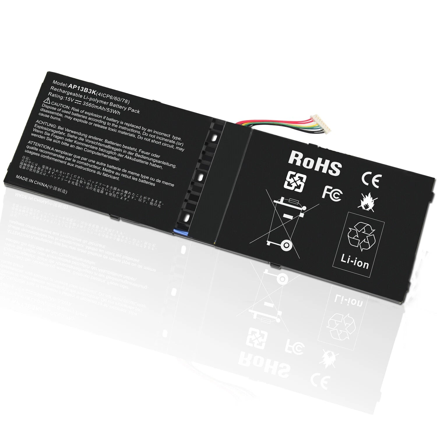 AP13B3K Battery for Acer Aspire R7-571 R7-571G R7-572 R7-572G V5-552G AP13B8K CC