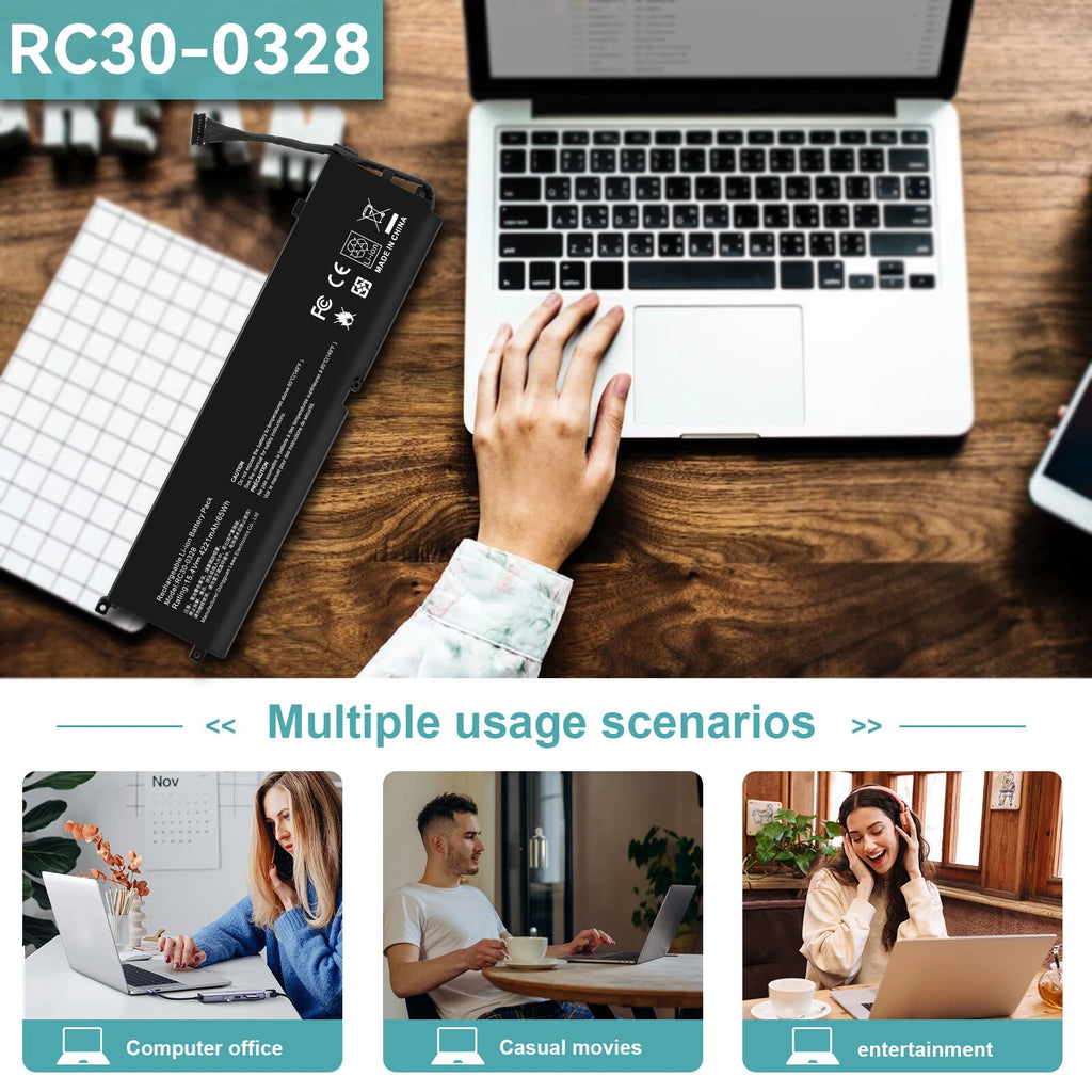 New RC30-0328 Battery for Razer Blade 15 Base 2020 2021 RZ09-0328 RZ09-03287
