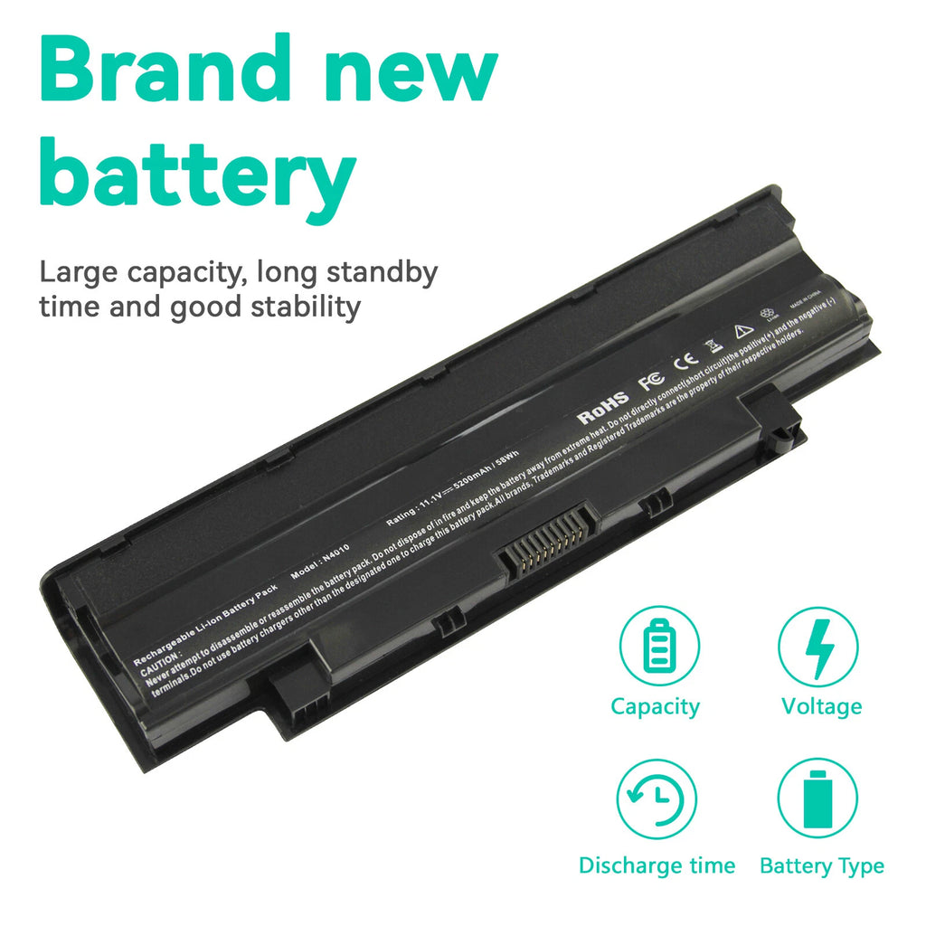 6/9 Cell Battery For Dell Inspiron N5030 N5040 N5050 J1KND N4010 N5010 N5110
