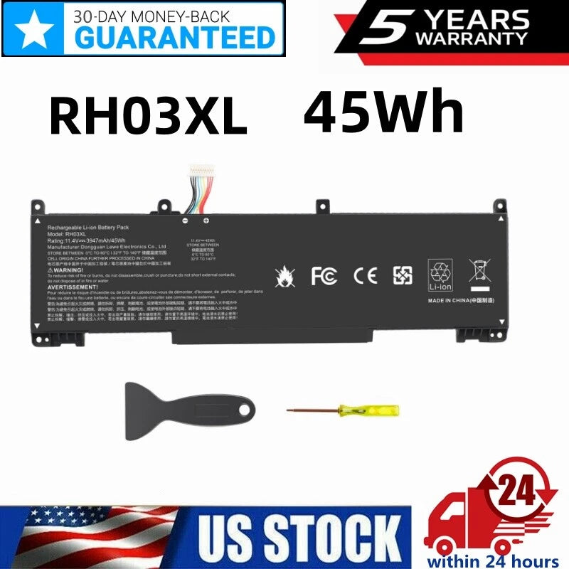45Wh Battery RH03XL For HP ProBook 430 440 450 630 640 650 G8 Series HSTNN-OB1T