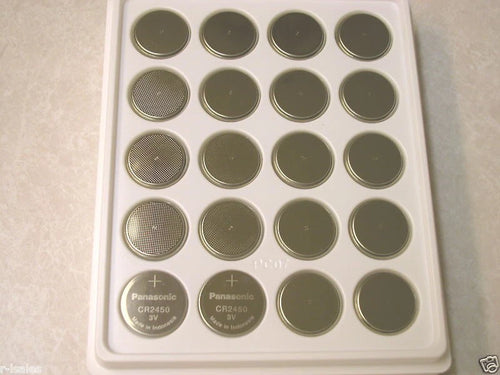 10 NEW BULK PANASONIC CR2450 CR 2450 3v lithium battery EXPIRATION 2031
