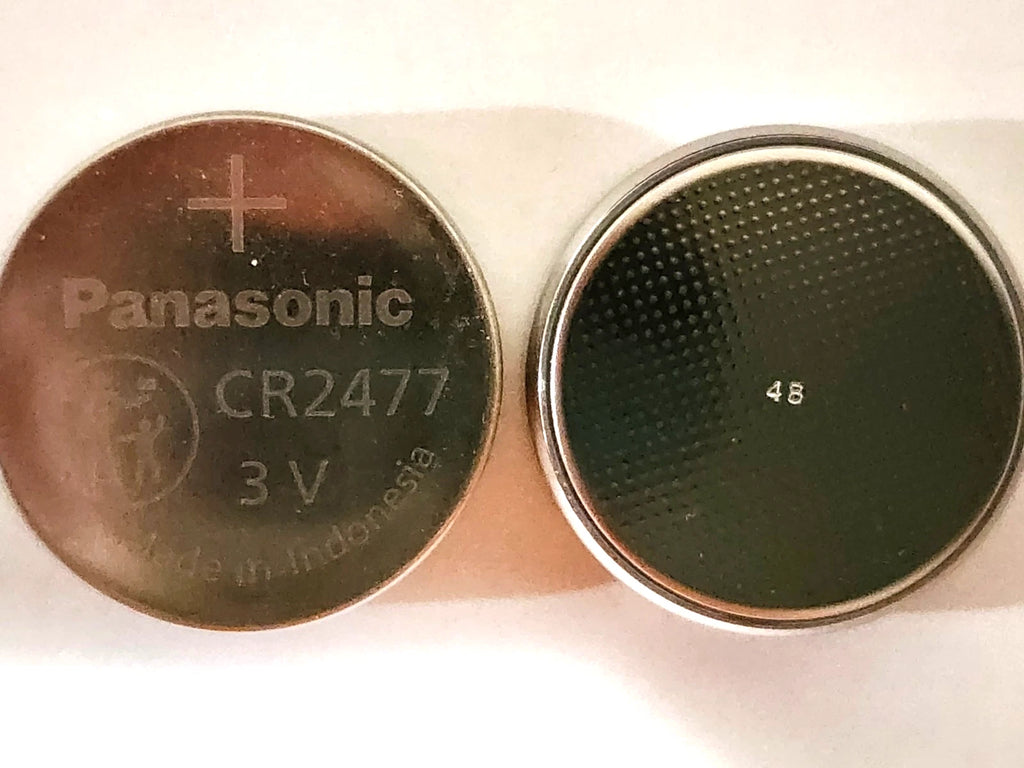 2 pc new BULK CR2477 2477 Lithium Coin Cell 3V Battery expire 08/2034 (48)