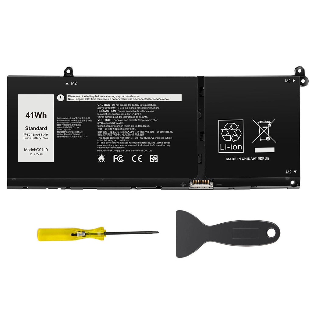 ?LOT G91J0 Battery for Dell Latitude 3320 3420 3520 Inspiron 15 3510 3520 3530