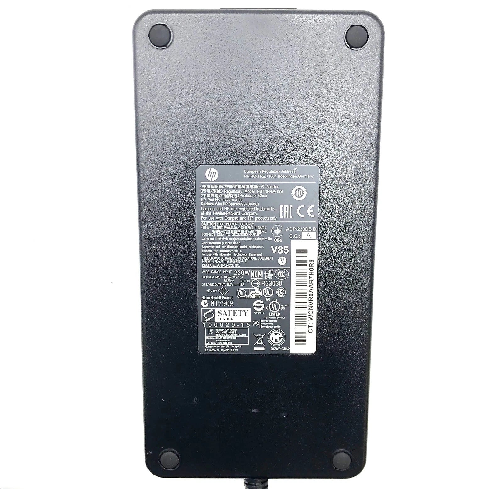 Open Box Original HP 230W AC Adapter for TouchSmart 620-1080 620-1110 3D EDITION