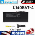 L140BAT-4 6-87-L140S-72B01 7.7V 73Wh Battery for Lemp9 System76 Darter Pro 2021