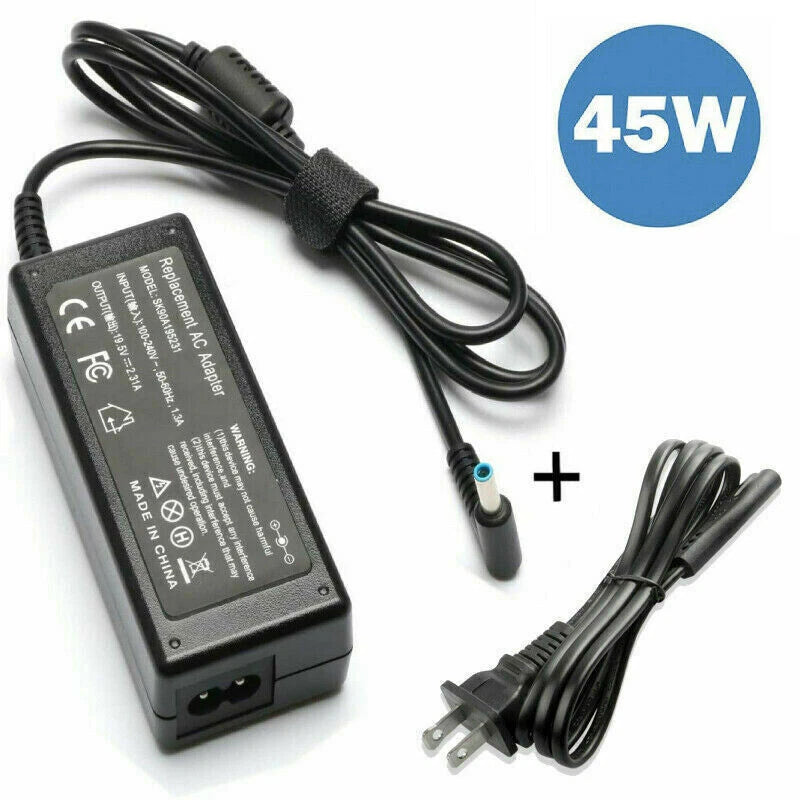 45W 19.5V 2.31A AC Adapter Charger for HP Laptop Power Supply Cord 4.5*3.0mm New