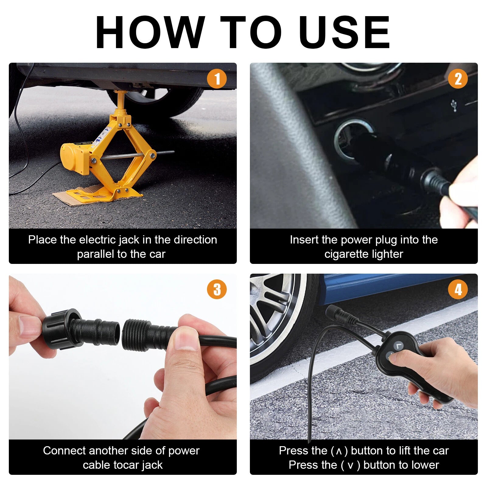 Electric Car Jack Floor Jack 3 Ton Electric Scissor Jack Car Repair Tool Kit