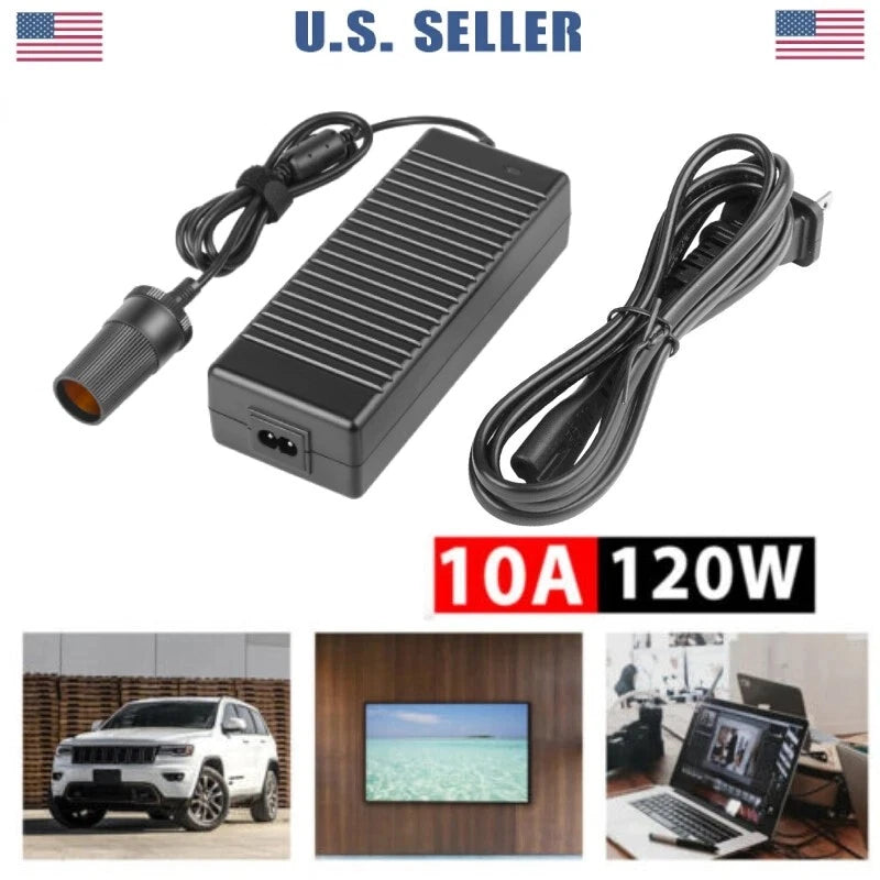 12v Power Supply Travel Adapter Car Cigarette Lighter Socket Converter Charger