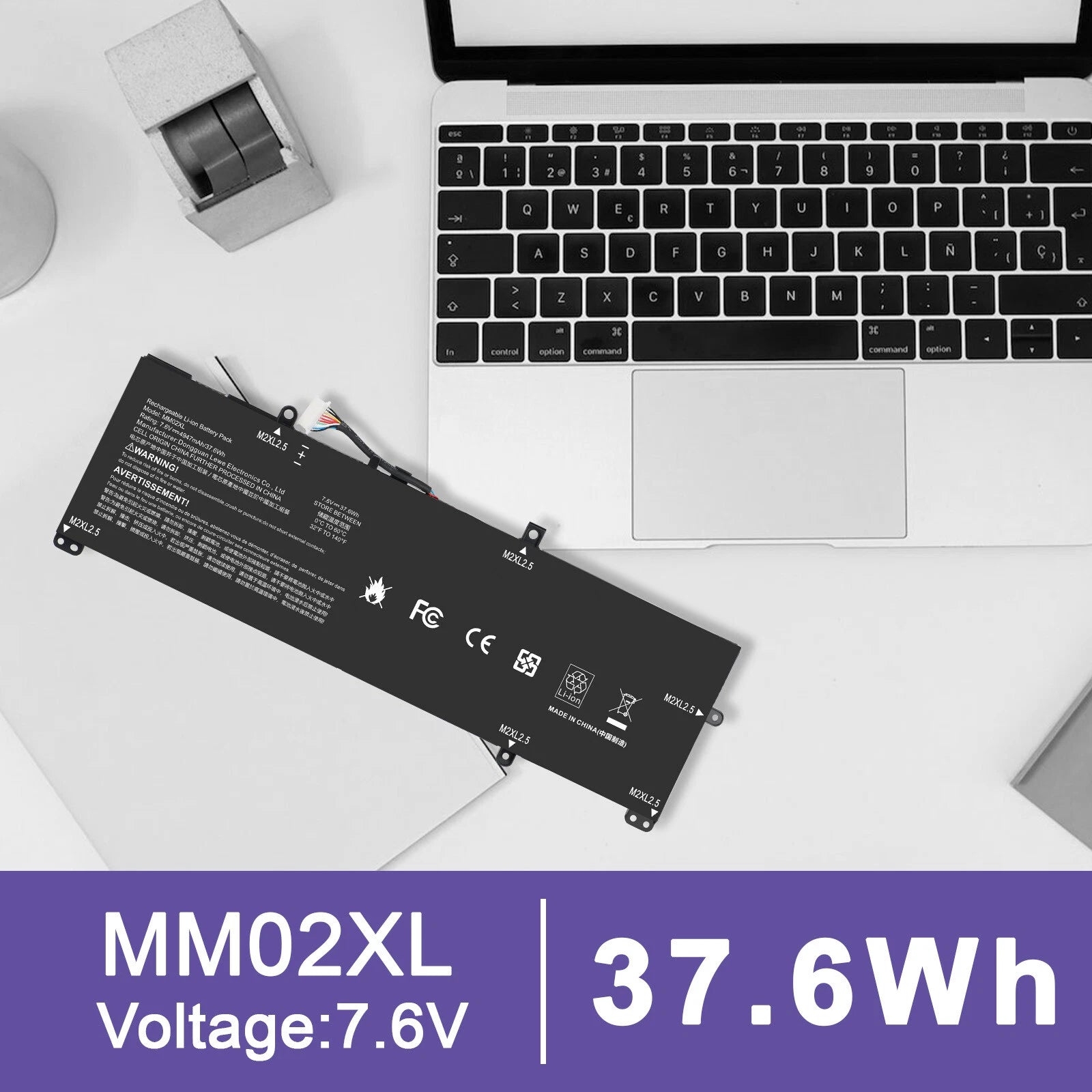 MM02XL Battery For Pavilion 13-AN HSTNN-IB8Q L27868-2D1 L28076-005 HSTNN-DB8U