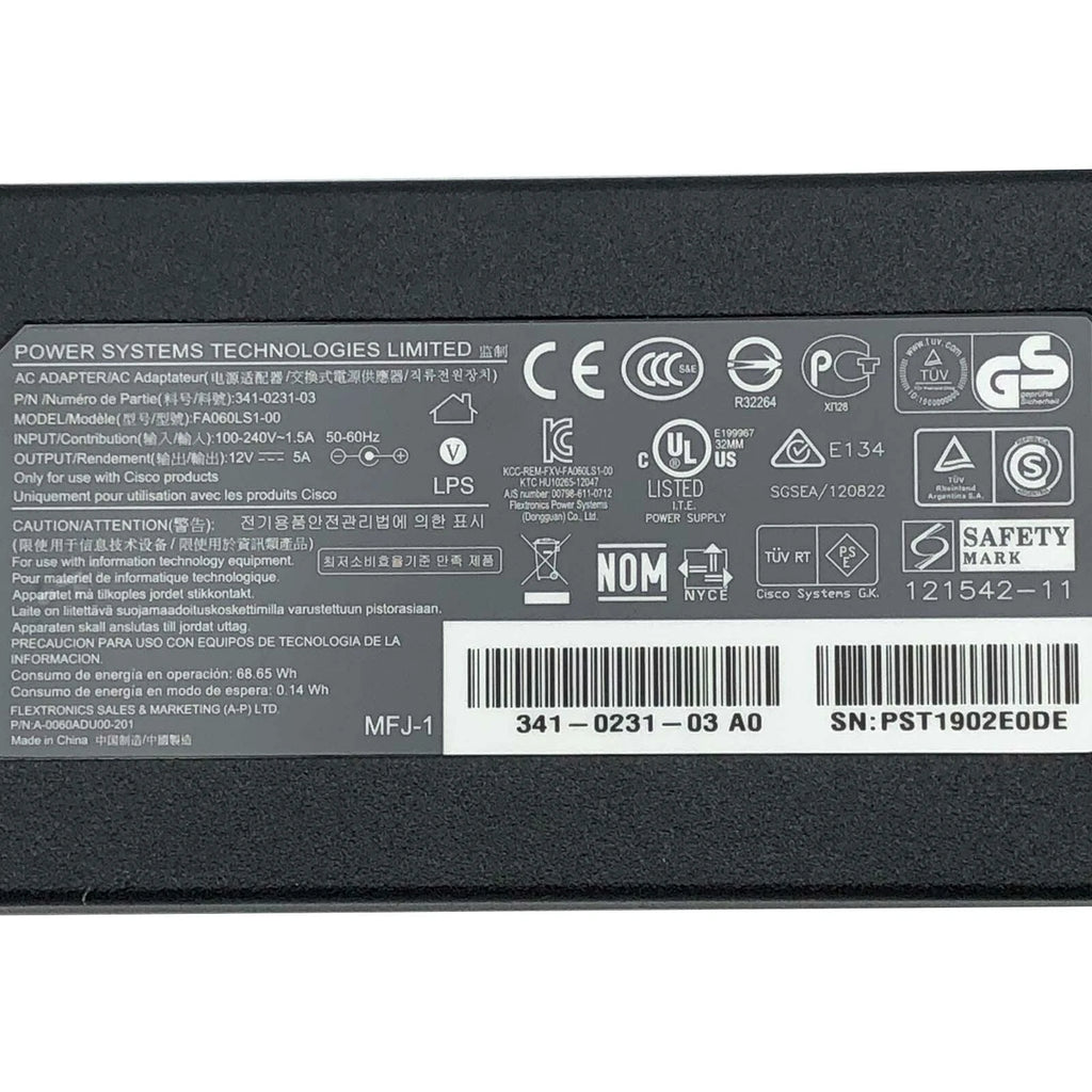 NEW Original Flextronics Adapter for Cisco-Linksys NAS200 Network Storage System