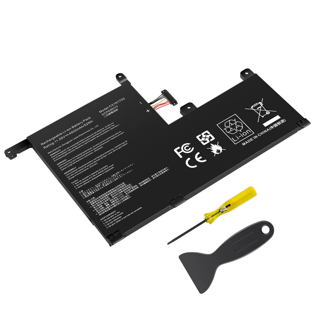 ??C31N1703 Battery 3ICP6/60/72 For Asus Zenbook Flip UX561UA Series 11.55V 52WH