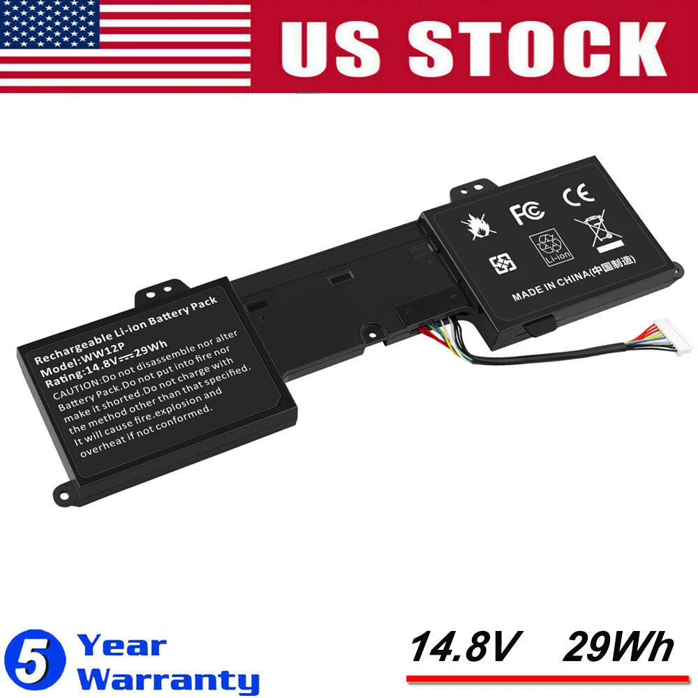 For Dell Inspiron DUO 1090 Tablet PC 14.8V 29Wh 4 Cell Battery 9YXN1 TR2F1 WW12P