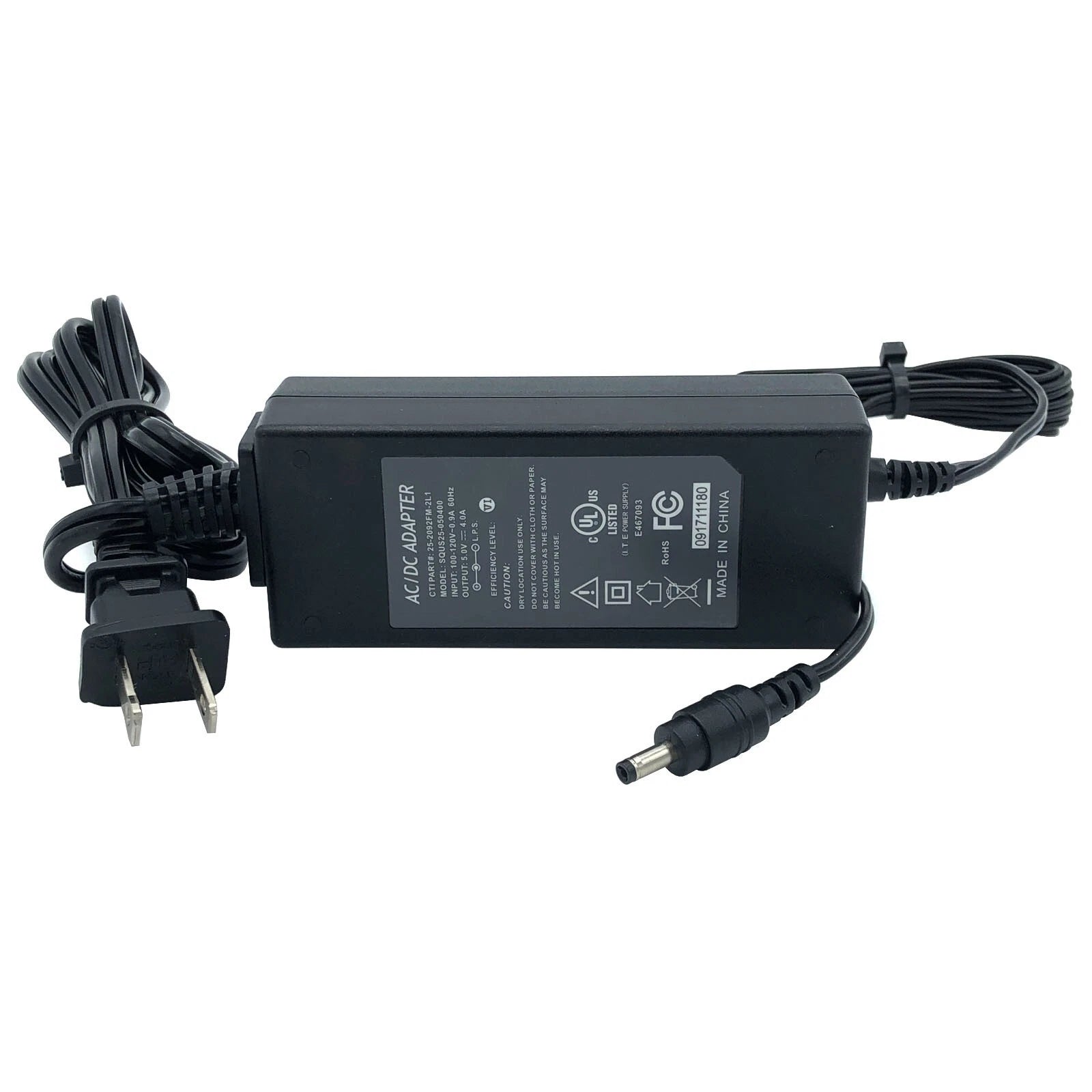 NEW Genuine I.T.E AC Power Adapter for Ktec KSAS0250500400D5 5V 4A