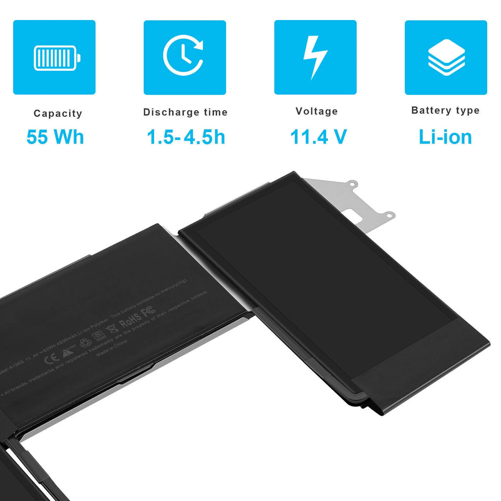LOT A1965 Battery for MacBook Air 13" Retina Early 2020 2018 2019 A2179 A1932