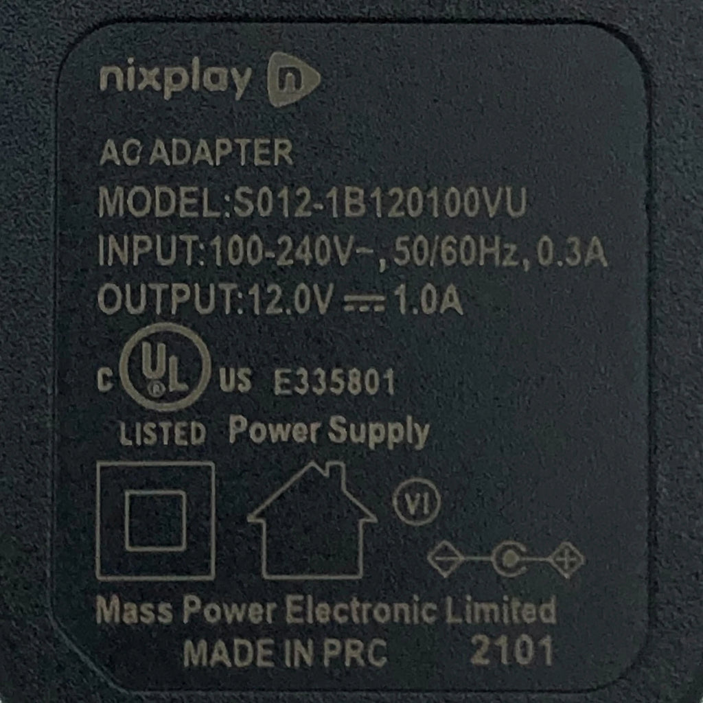 NEW Original AC Adapter Nixplay for W13D Smart Digital Photo Frame with WiFi