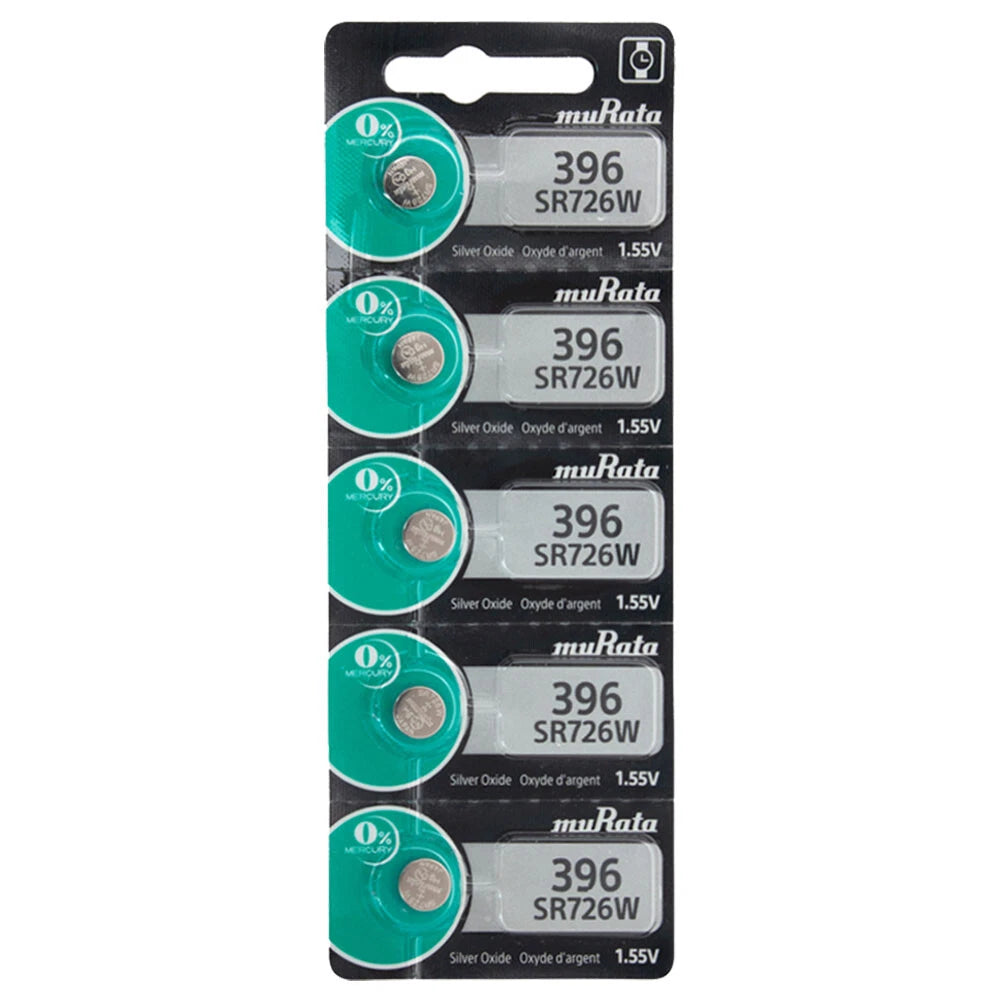 10 Murata 396 Watch and Calculator Batteries - Replaces Sony