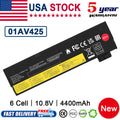 61+ Battery For Lenovo Thinkpad T470 T480 T570 01AV425 01AV424 P52S P51S 48Wh