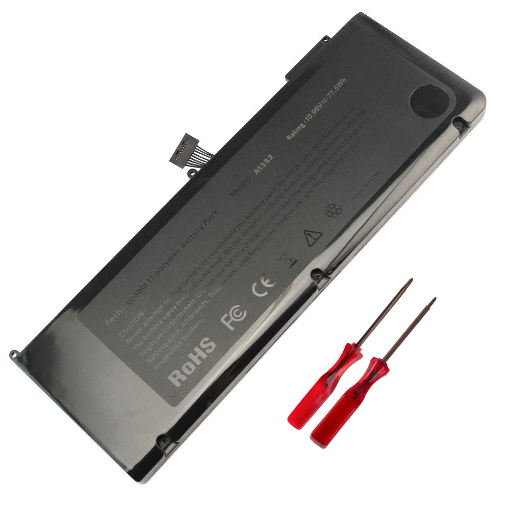 A1382 Battery for MacBook Pro 15" A1286 020-7134-A Early 2011 Mid 2012 77.5Wh