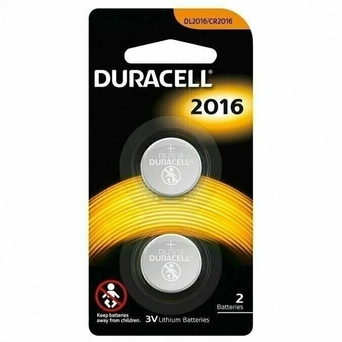 8 Duracell CR 2016 ECR2016 CR2016 DL 2016 3V Lithium Battery Japan Exp 2027
