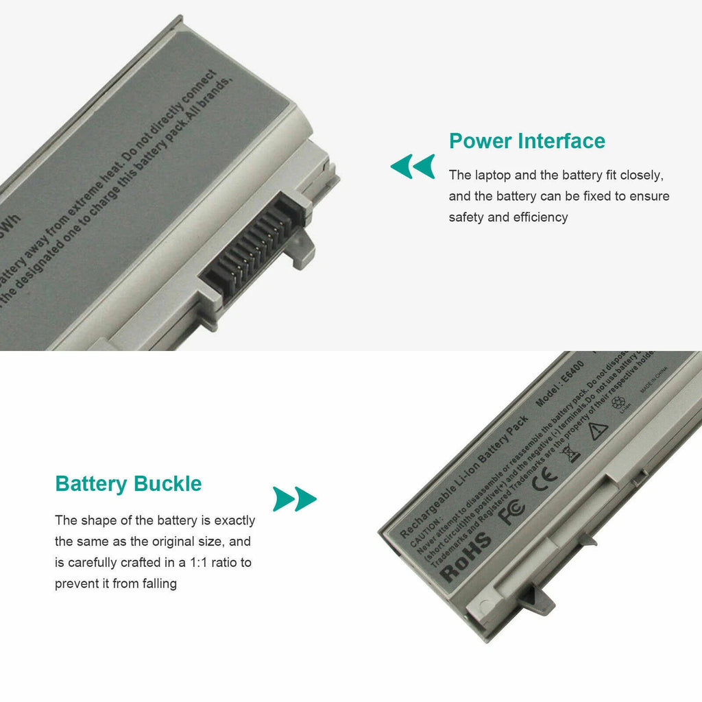 E6400 Battery for Dell Latitude E6410 E6500 E6510 PT434 MP303 4M529 W1193