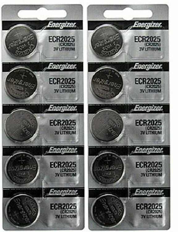 25 FRESH Genuine Energizer CR2025 2025 3V Coin Button Battery Fast Shipping