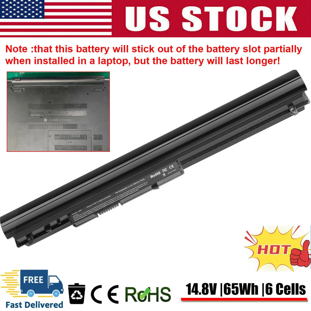 8 Cells Spare 776622-001 Battery for HP LA04 LA03 LA03DF Laptop Battery