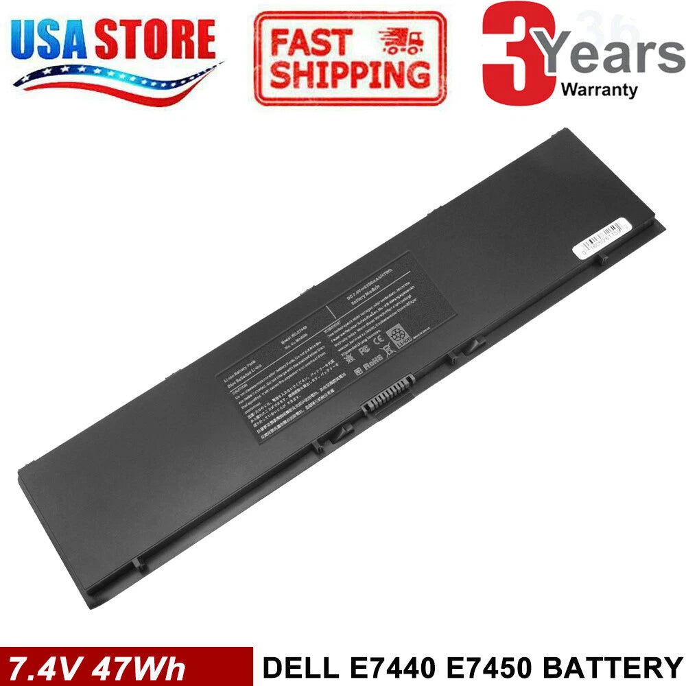 47Wh /36Wh 3RNFD Battery For Dell Latitude E7440 E7450 E7420 34GKR PFXCR PC