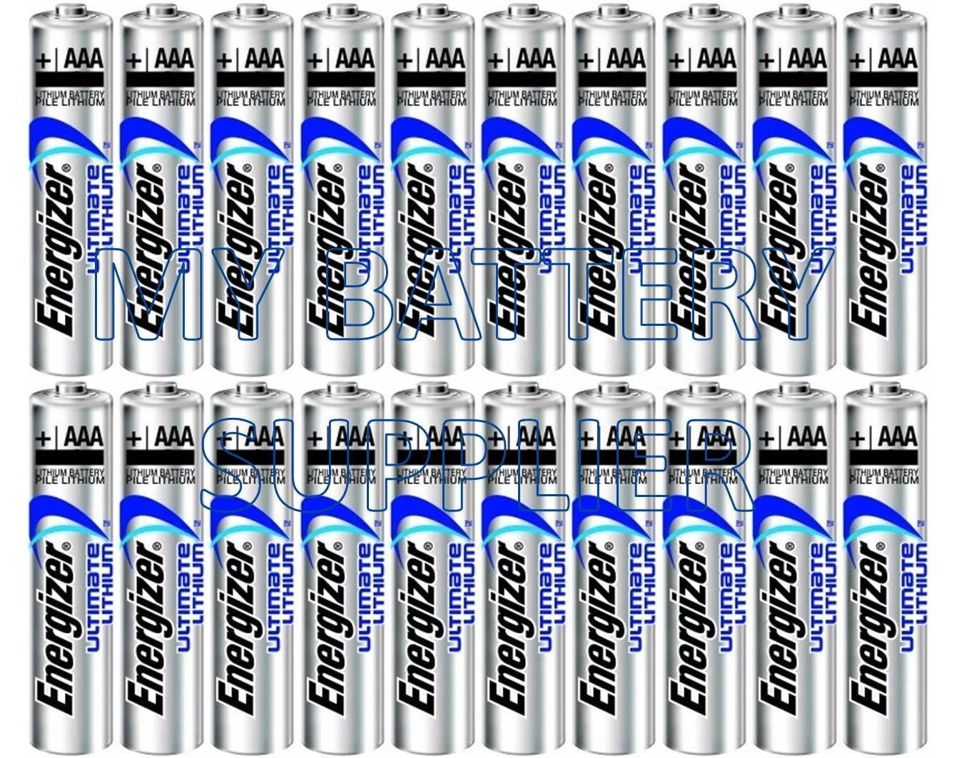 20 Energizer Ultimate AAA L92 Lithium Battery Bulk