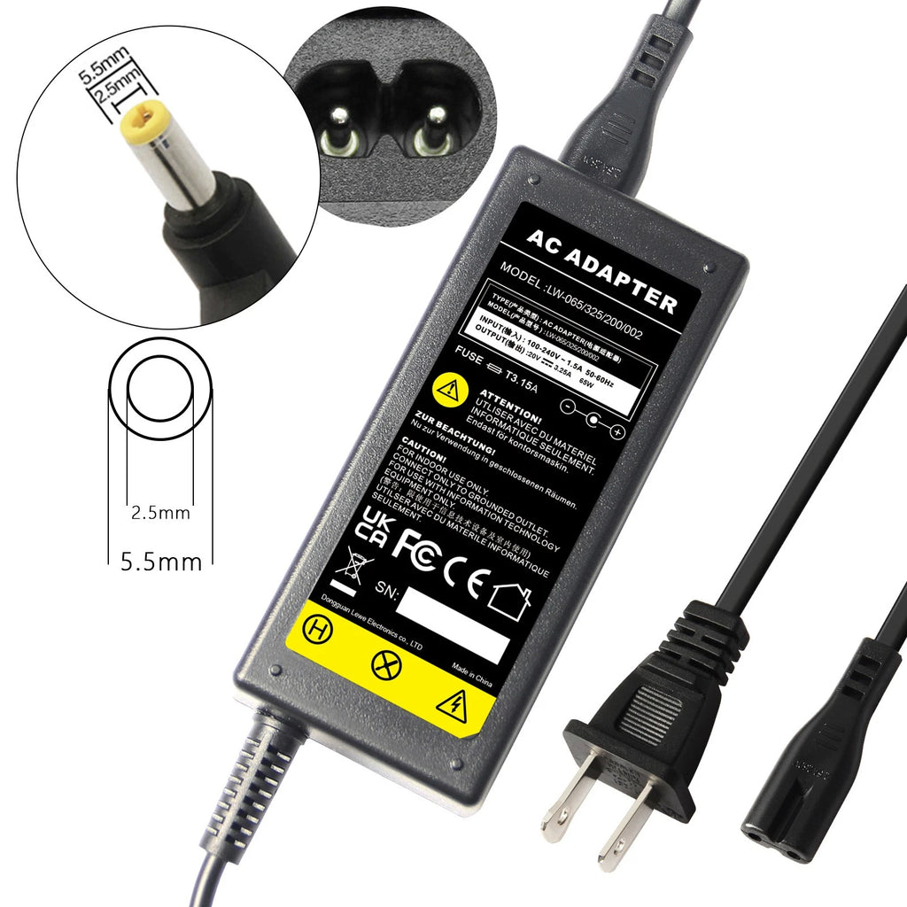 AC Adapter Charger For Fujitsu ScanSnap iX500 Scanner PA03656-B005 + Power Cord