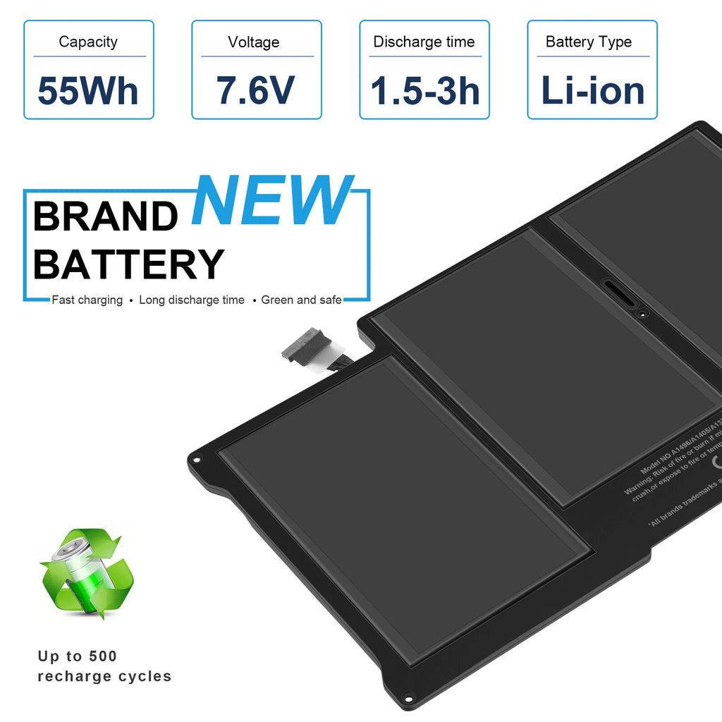 ?A1405 A1369 A1466 Battery For MacBook Air 13'' A1466 (Mid 2013 2011 2012) A1496