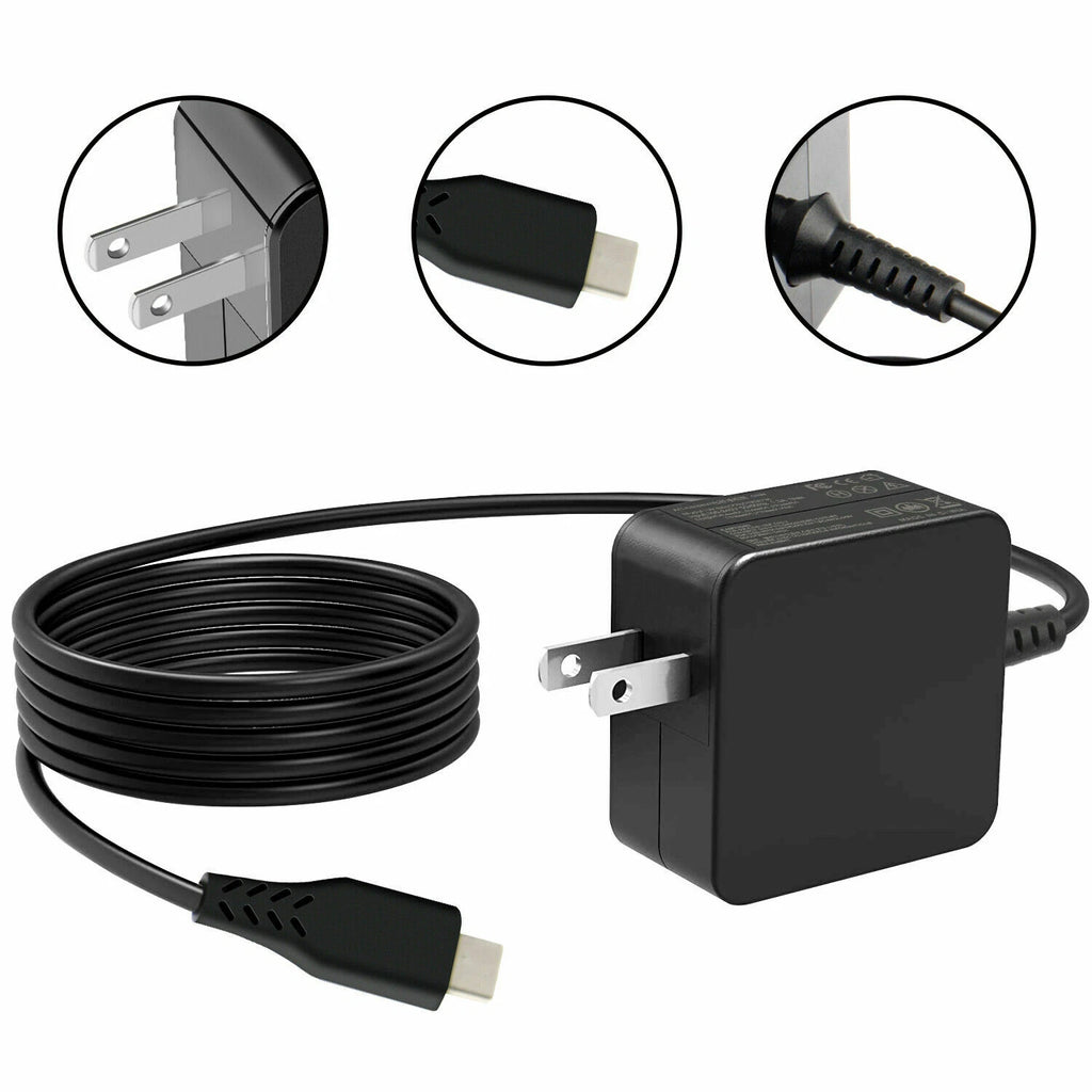 45W USB-C AC Adapter Charger for ASUS Chromebook C523N C523NA-DH02 Power Supply
