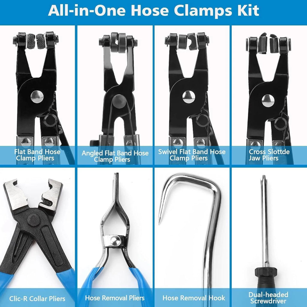 Fuel Line Pliers Hose Remover Set Fuel Filter Caliper Pipe Clamp Clip Disconnect