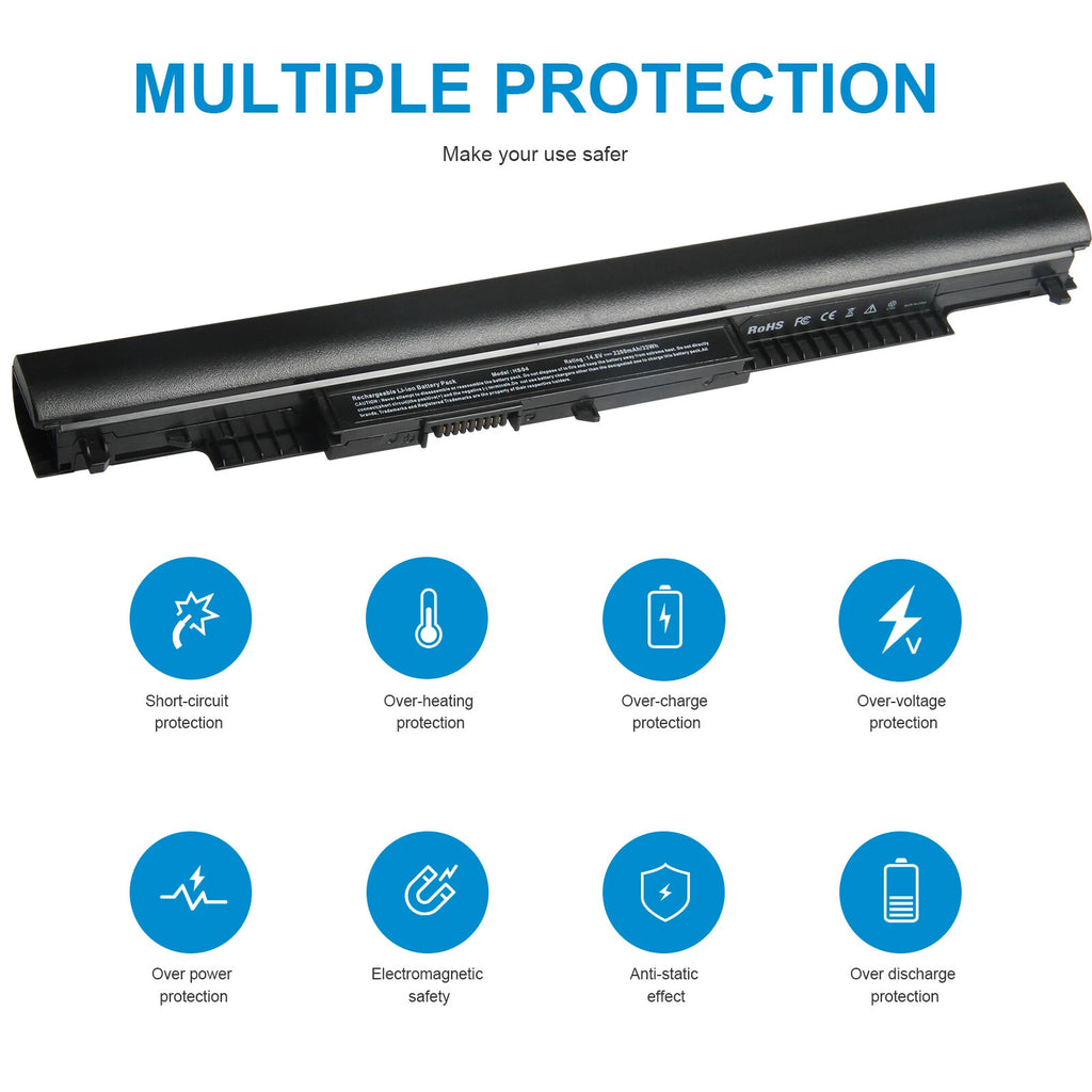 Replace For HP 240 245 246 250 255 G4 G5 Notebook Battery 807956-001 HS03 HS04