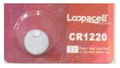 1 NEW CR1220 3V Lithium Coin Battery FRESHLY NEW LOOPACELL!!