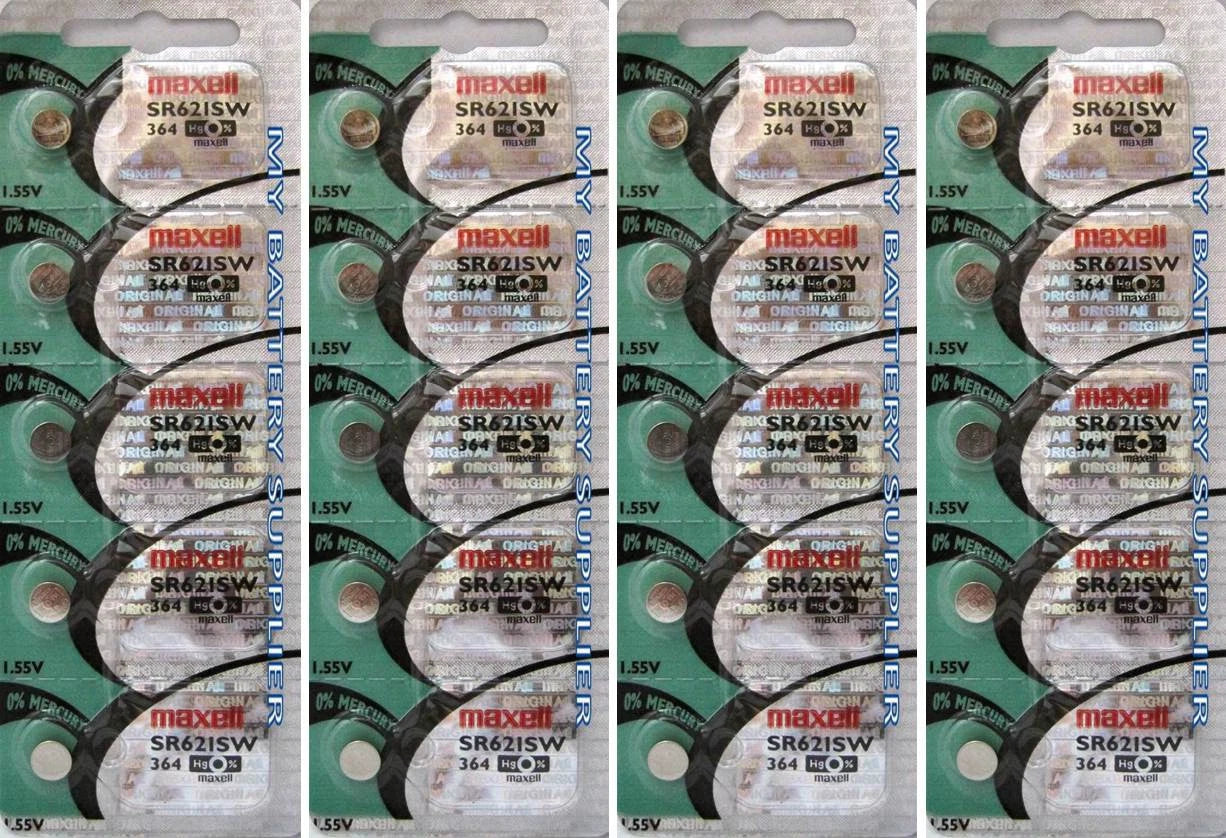 364 Battery Replacement Watch Battery Equivalent Maxell x 20