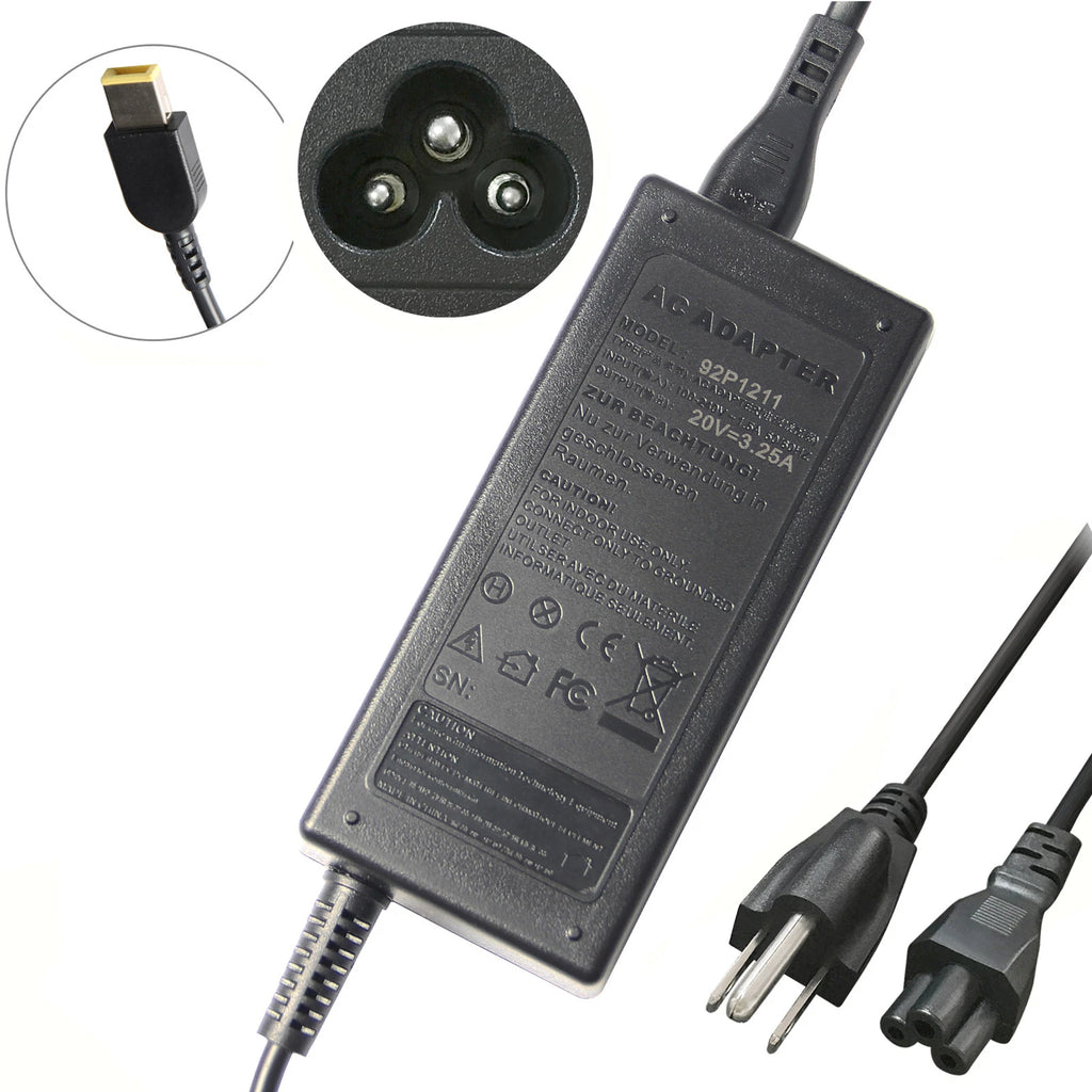 For LENOVO ThinkPad L440 T470p T460p T540p T440p AC Charger Adapter Supply FCC