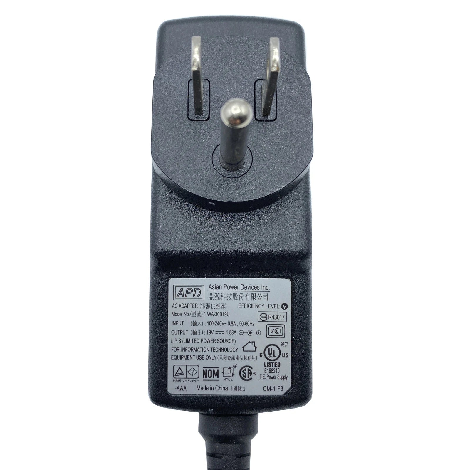 Brand NEW Original APD WA-30B19U AC Power Adapter 19V 1.58A 30W OEM Charger