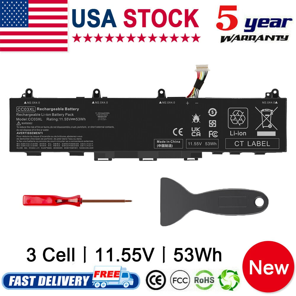 CC03XL Battery For HP EliteBook 830 835 840 G7 G8 L77608-1C1, L77608-2C1