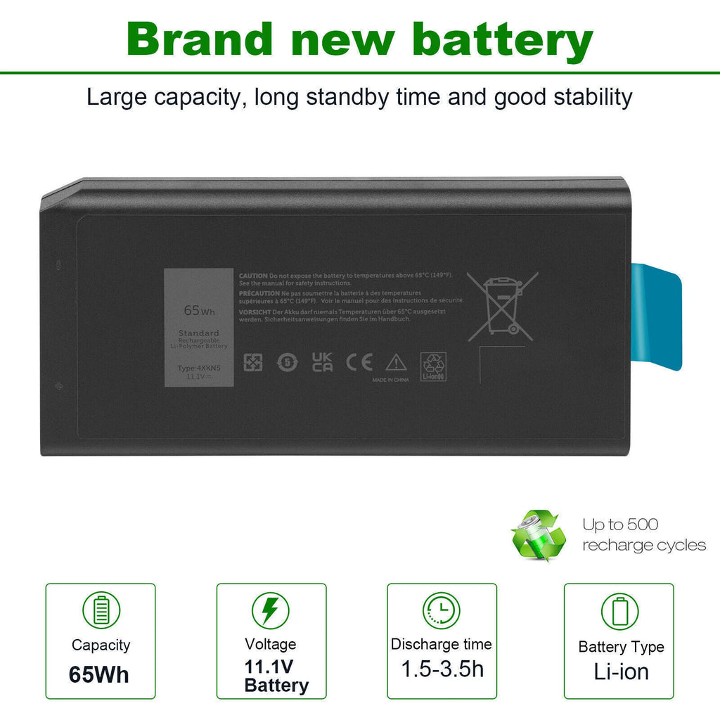 6/9Cell Battery For DELL Latitude 14 5414 5404 7414 7404 453-BBBE 4XKN5 X8VWF