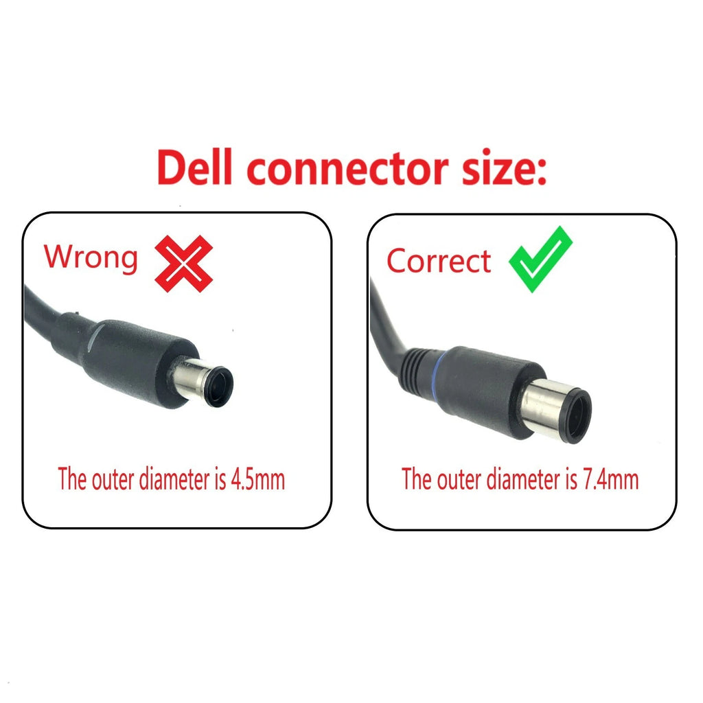 NEW Original Dell AC Adapter Charger For Latitude 3570 3340 3460 Laptop
