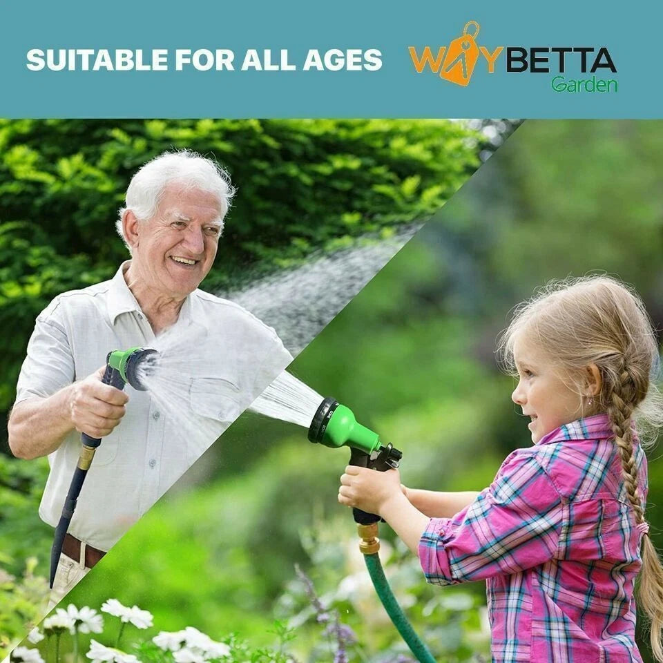 Pocket Flexible Heavy Duty with Nozzle Expanding Garden Hose 50 ft, 100ft 150ft