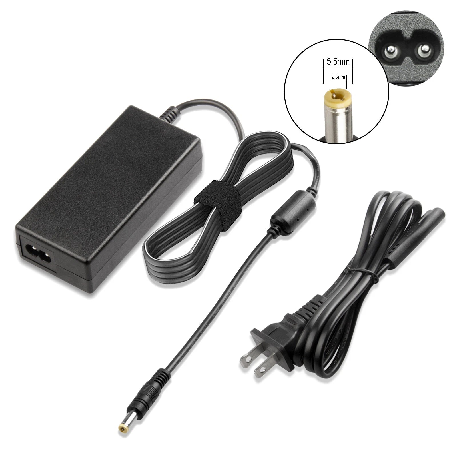 15.6" AC Adapter For Toshiba Satellite C55 Series Laptop Charger Power Supply CL