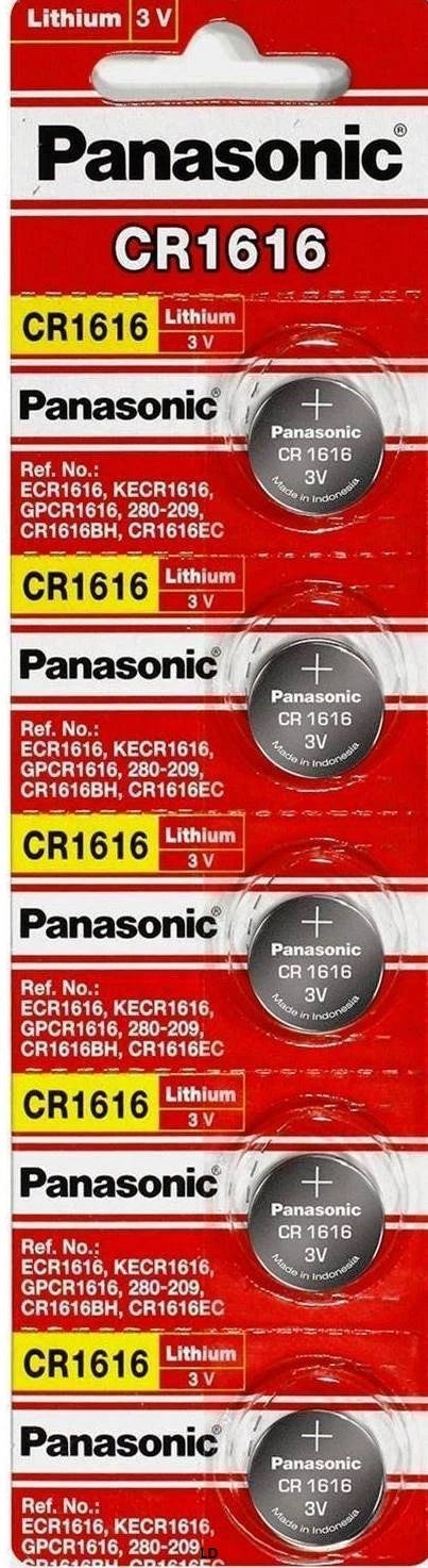 CR 1616 PANASONIC LITHIUM BATTERIES (10 piece) 3V Watch New Authorized US Seller